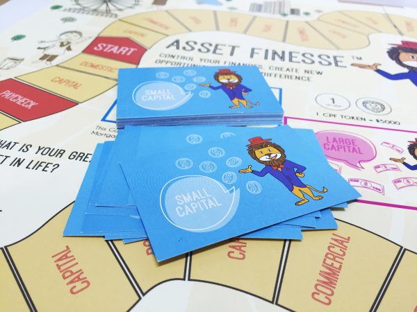 Asset Finesse Game - Small Capital Cards