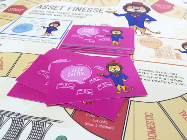 Asset Finesse Game - Large Capital Cards